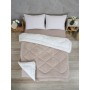 ETE HOMETEX ÇİFT KİŞİLİK LÜX WELSOFT YORGAN 195X215CM ALENA BEJ 8696474231940